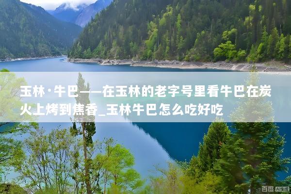 玉林·牛巴——在玉林的老字号里看牛巴在炭火上烤到焦香_玉林牛巴怎么吃好吃
