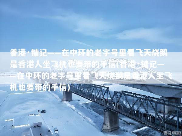 香港·镛记——在中环的老字号里看飞天烧鹅是香港人坐飞机也要带的手信(香港·镛记——在中环的老字号里看飞天烧鹅是香港人坐飞机也要带的手信)