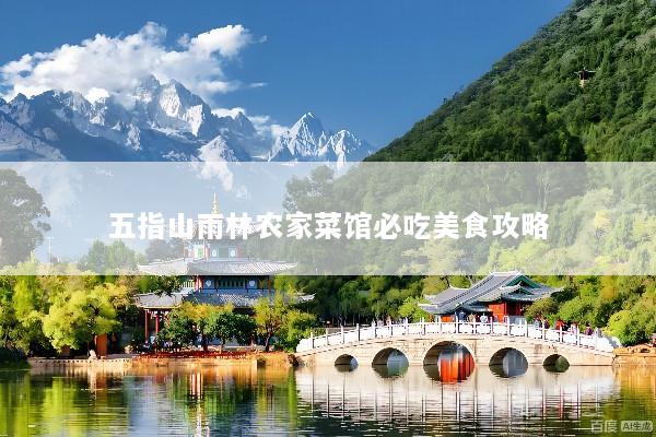 五指山雨林农家菜馆必吃美食攻略